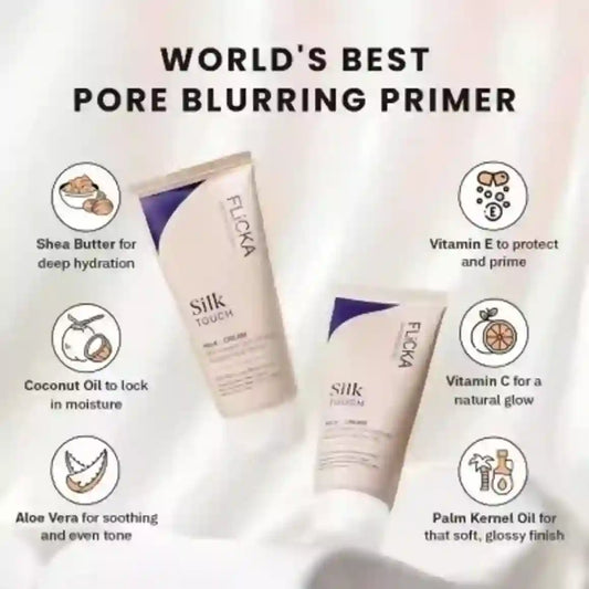 FLECKA skincare products with ingredients listed on a light background