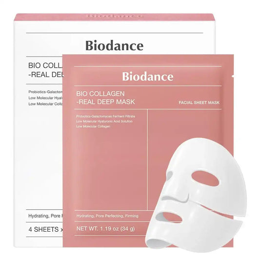 Biodance Bio Collagen Real Deep Mask packaging on a white background