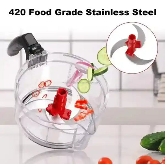 Manual Speedy Vegetable Chopper | Onion, Salad & Food Cutter