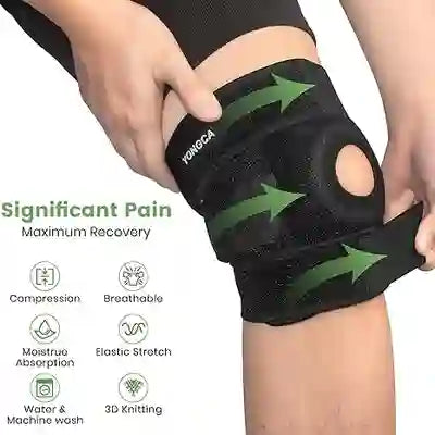 Adjustable Knee Cap Support Brace – Sports Knee Protector Wrap