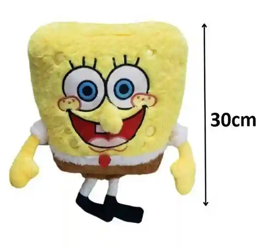 Plush toy of a cartoon character with a measurement label indicating 30cm.