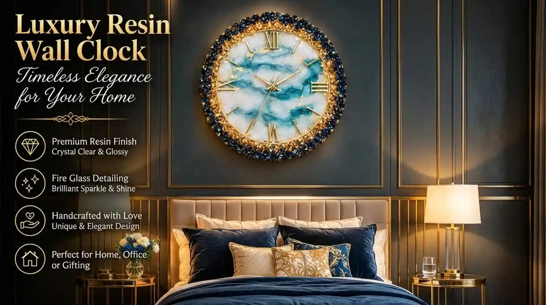 How MEHMAT's Resin Wall Clocks Are Made
