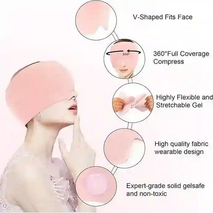 Product with features highlighted on a white background