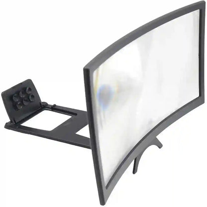 Black and white rectangular light with a curved surface on a white background