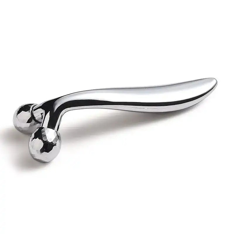 Silver mace on a white background