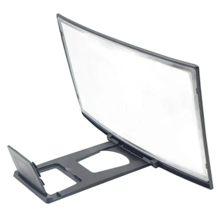 Laptop stand with a screen on a white background
