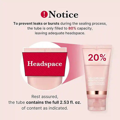 Product packaging with 'Headspace' branding and a tube labeled '20%'.