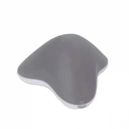 Gray wrist pillow on a white background