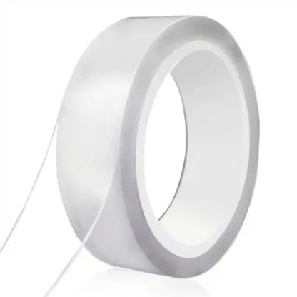 Roll of white tape on a white background