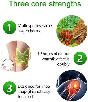 Diagram of three core strengths with illustrations and text on a green background