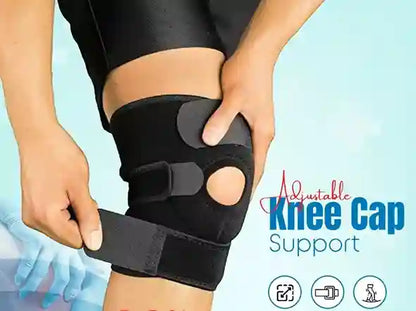Adjustable Knee Cap Support Brace – Sports Knee Protector Wrap
