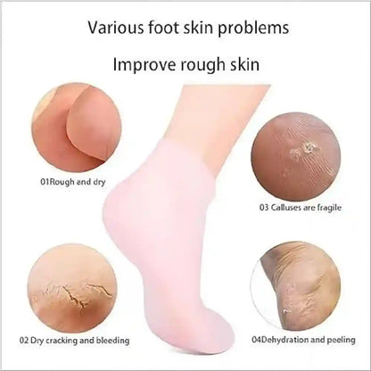 Foot skin problems with a product to improve rough skin