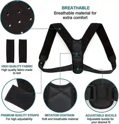 Shoulder Posture Support Back Belt for Pain Relief and Spine Alignment