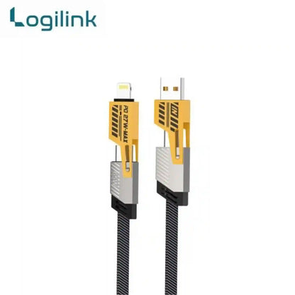 Logilink cable with two connectors on a white background