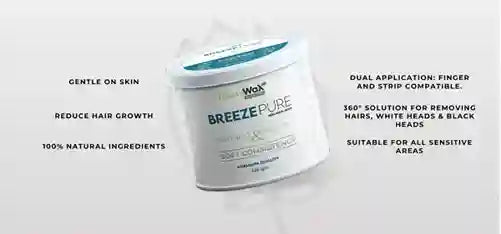 Breeze Pure product packaging with text on a white background