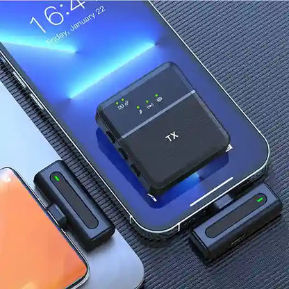 Wireless charging pad with 'TX' on a smartphone
