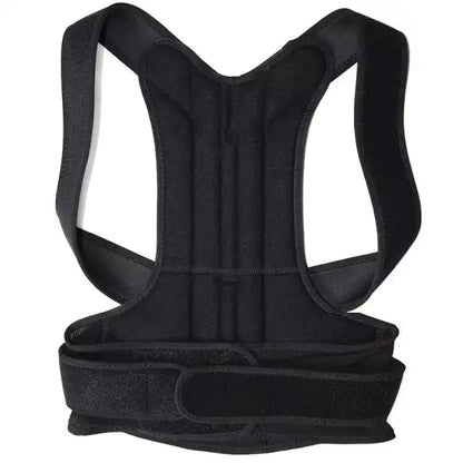 Black posture corrector on a white background
