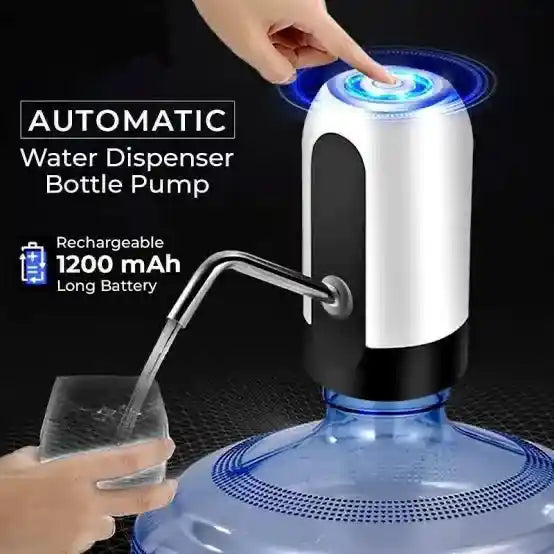 Automatic Electric Water Bottle Pump  USB One-Touch Dispenser for Gallons