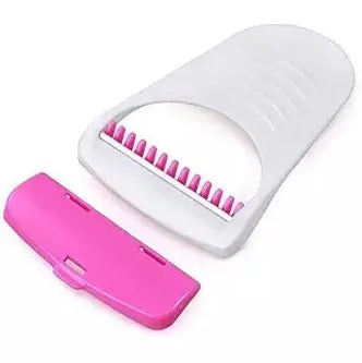 White and pink kitchen tool on a white background