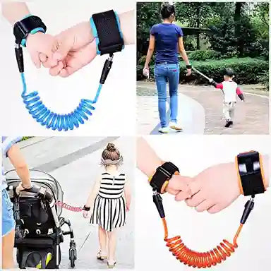Baby Safety Harness Wrist Link | Toddler Anti-Lost Walking Strap