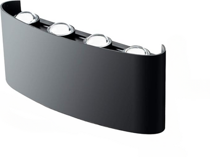 8-Side Outdoor Waterproof LED Wall Light – 8W Aluminium IP65 Lamp