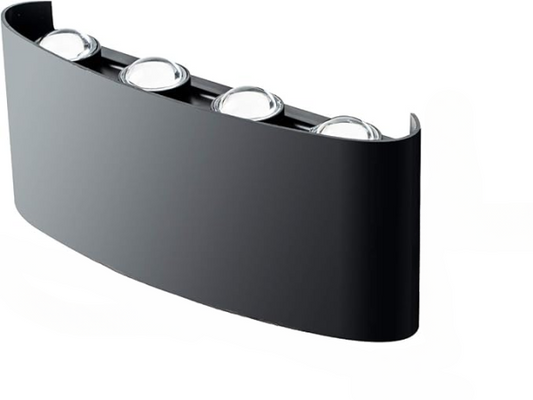 8-Side Outdoor Waterproof LED Wall Light – 8W Aluminium IP65 Lamp
