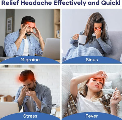 𝐑𝐞𝐮𝐬𝐚𝐛𝐥𝐞 𝐈𝐜𝐞 𝐆𝐞𝐥 Migraine 𝐑𝐞𝐥𝐢𝐞𝐟 𝐂𝐚𝐩 - 𝐈𝐧𝐬𝐭𝐚𝐧𝐭 𝐒𝐨𝐨𝐭𝐡𝐢𝐧𝐠 𝐟𝐨𝐫 𝐓𝐞𝐧𝐬𝐢𝐨𝐧 & 𝐒𝐢𝐧𝐮𝐬 𝐏𝐚𝐢𝐧