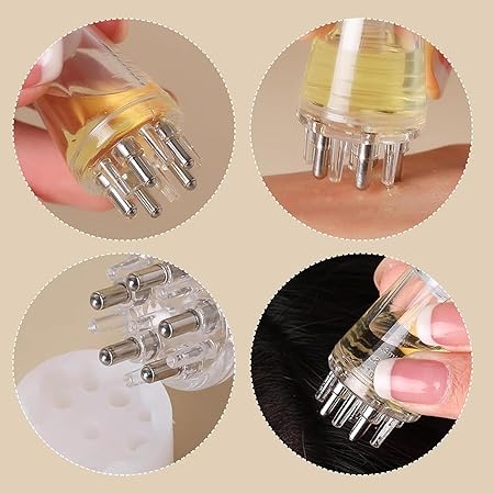 Scalp Root Hair Oil Applicator | Mini Oil Massage Comb 6ml (random Color)