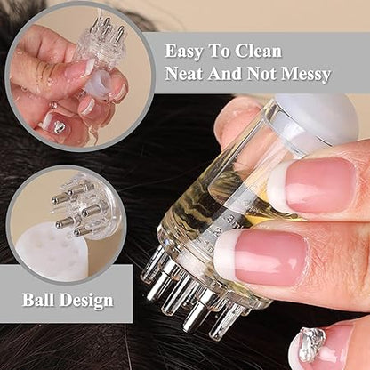 Scalp Root Hair Oil Applicator | Mini Oil Massage Comb 6ml (random Color)
