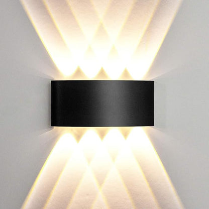 8-Side Outdoor Waterproof LED Wall Light – 8W Aluminium IP65 Lamp