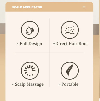 Scalp Root Hair Oil Applicator | Mini Oil Massage Comb 6ml (random Color)