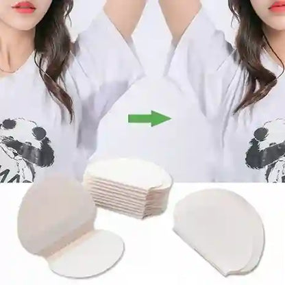 White silicone bra cups with a green arrow pointing to them, worn by a person in a white hoodie with a panda design.