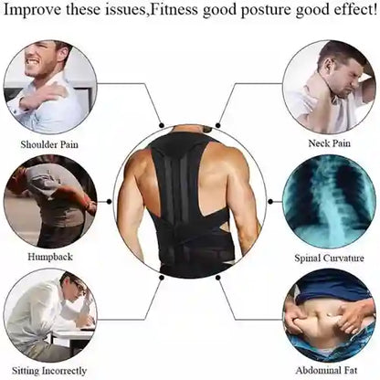 Posture corrector with health benefits on a white background