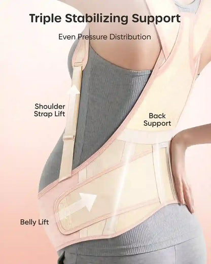 Posture corrector with labeled support points on a plain background