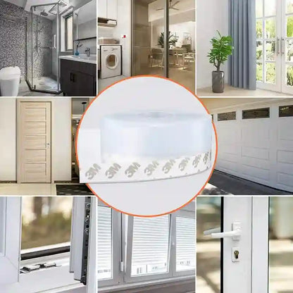Collage of various home interior scenes with a close-up of a white light fixture.