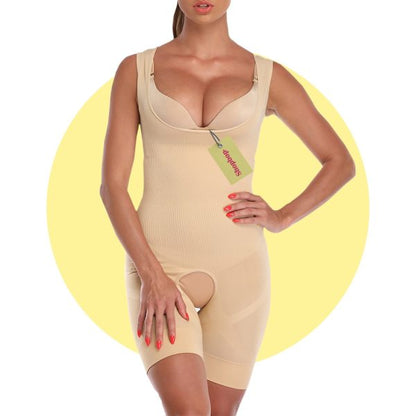 Slim N Lift Full Body Shaper For Female | Tummy Control Thigh Slimmer Shape Wear (adjustable Standard Size)