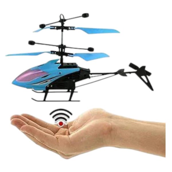 Infrared Induction Led Helicopter – Hand Sensor Controlled, Rechargeable Flying Toy | Helicopter For Children | Toy For Baby – Random Color – Model: Jq-1111