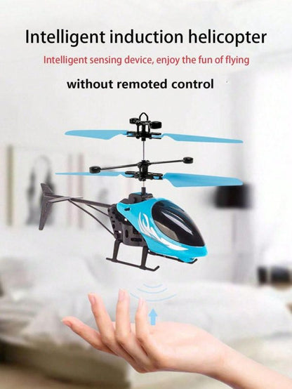 Infrared Induction Led Helicopter – Hand Sensor Controlled, Rechargeable Flying Toy | Helicopter For Children | Toy For Baby – Random Color – Model: Jq-1111