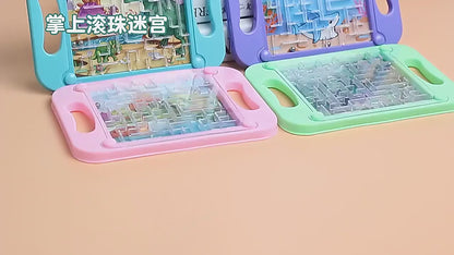 Cartoon Animal Handheld Balance Ball Maze Toy for Kids – Party Gift