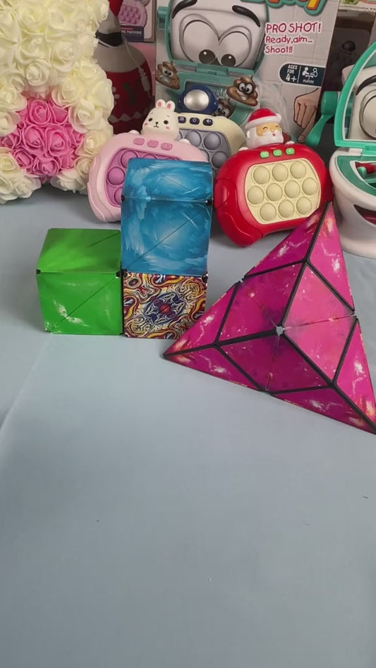 Shashibo 3D Magic Cube Toy – Fun Geometric Decompressing Cube for Kids
